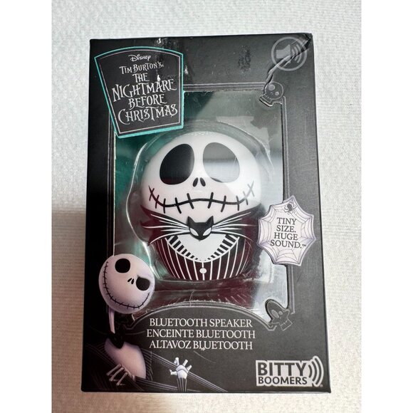 Disney Jack Skellington Wireless Bluetooth Bitty Boomer‎ Speaker NIB 1 - Picture 1 of 7